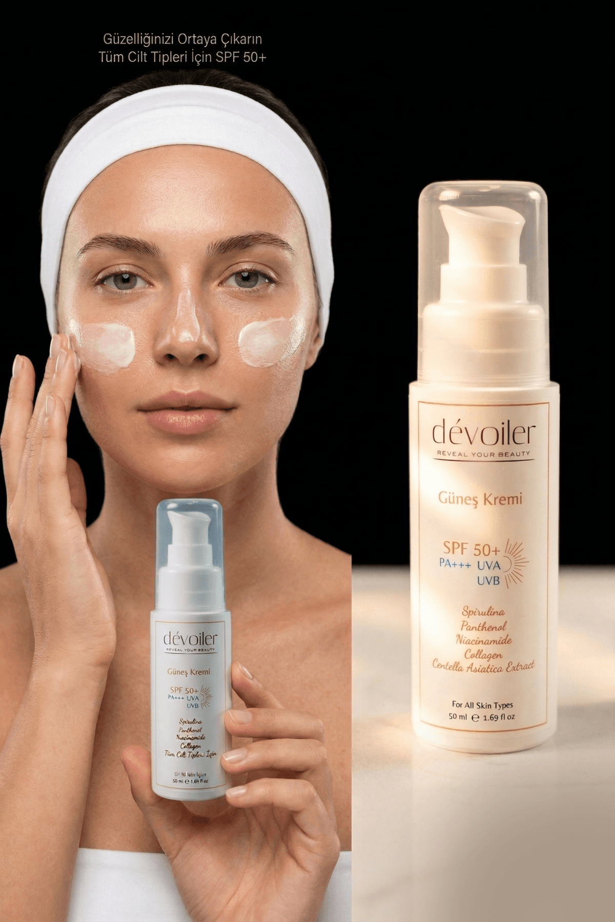 Güneş Kremi SPF 50+ PA+++ - Detay 1